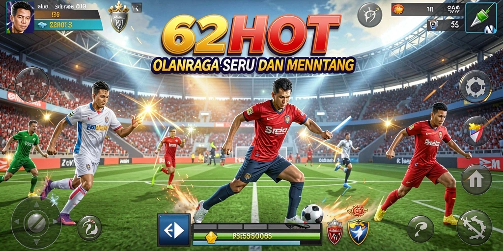 Gameplay seru dan menantang dalam 62HOT yang memukau.
