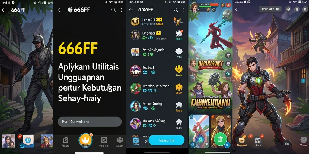 Tampilan aplikasi 666FF yang intuitif dan user-friendly.
