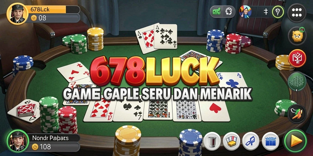 Tampilan gameplay seru di 678LUCK dengan teman-teman.