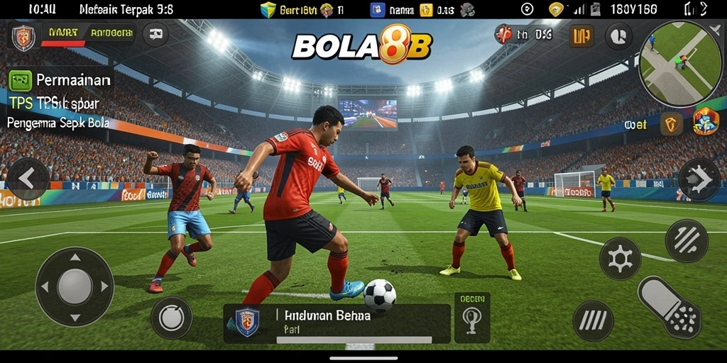 Gameplay seru BOLA88 dengan momen-momen epik sepak bola.