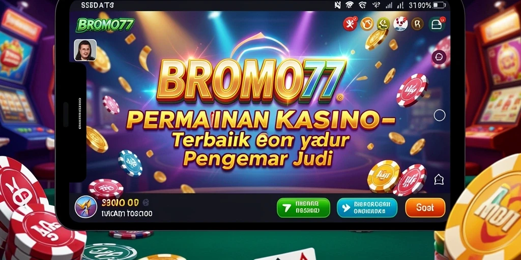 Tampilan menarik dari BROMO77 yang menampilkan gameplay kasino yang seru.