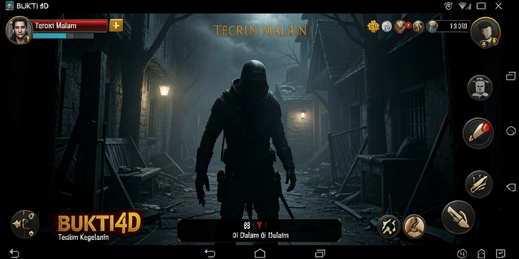 Tampilan gameplay BUKTI4D yang menegangkan dan mencekam.