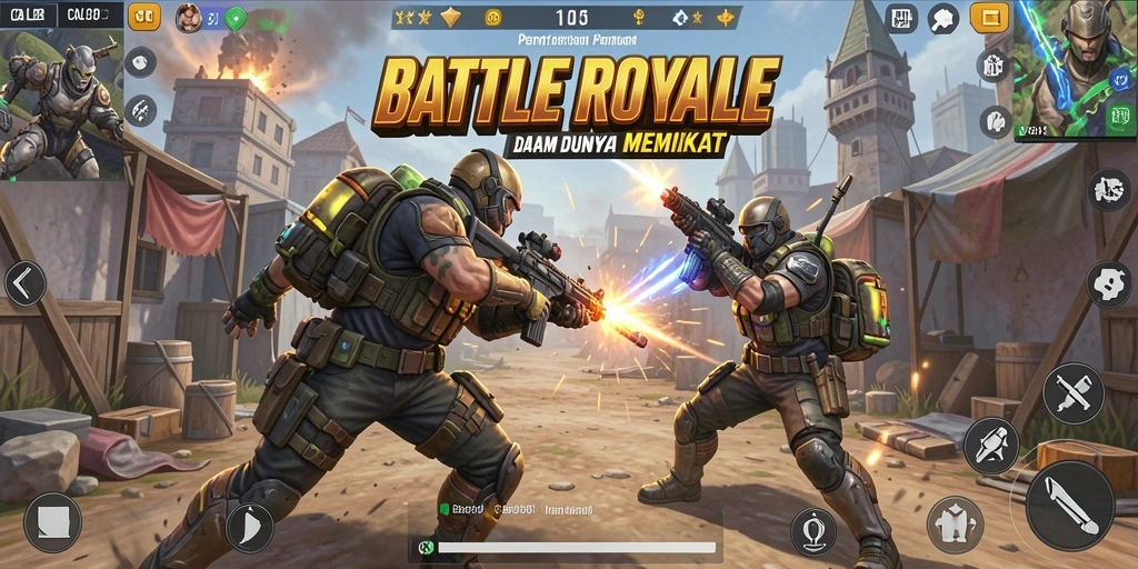 Gameplay CALO288 yang seru dan menegangkan saat bertempur.