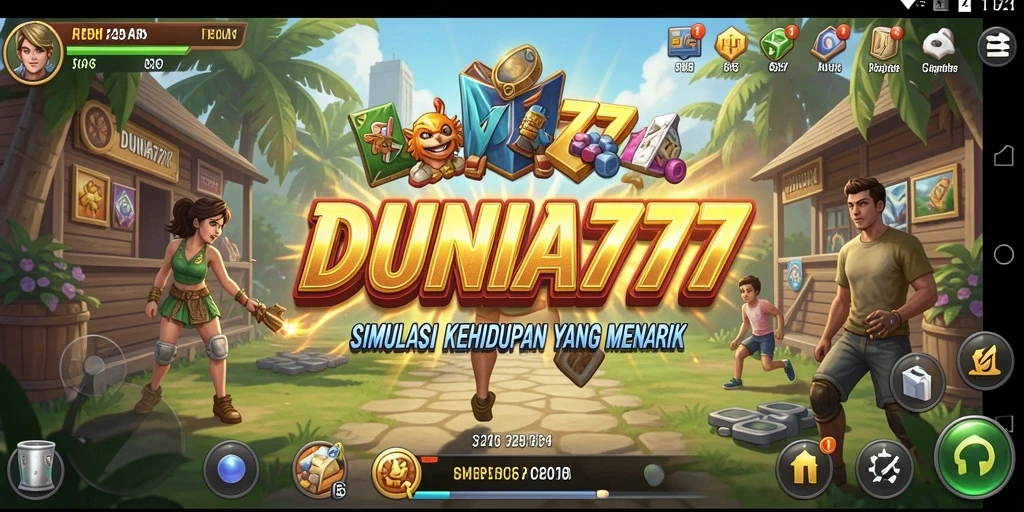Tampilan gameplay DUNIA777 yang menarik dan mendetail.