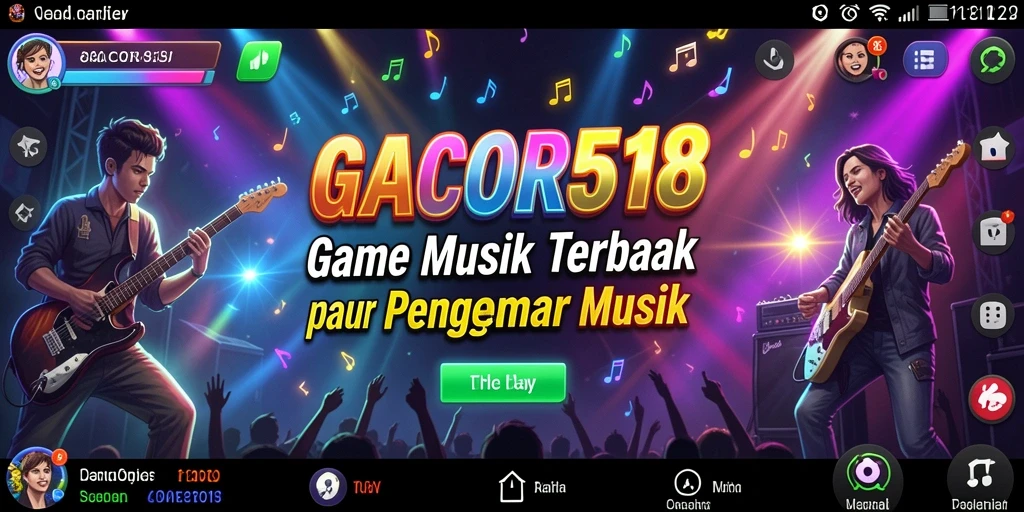 Screenshot GACOR518 menampilkan pengalaman bermain musik yang menghibur.