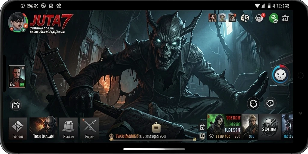 Gameplay menegangkan JUTA7 yang menghadirkan suasana Horror mencekam.