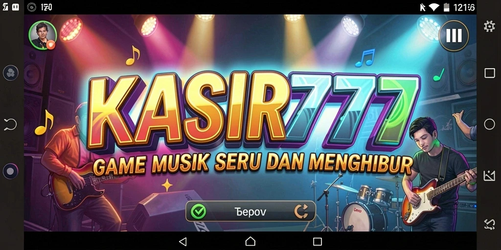 Tampilan screenshot KASIR777 saat bermain lagu favorit.
