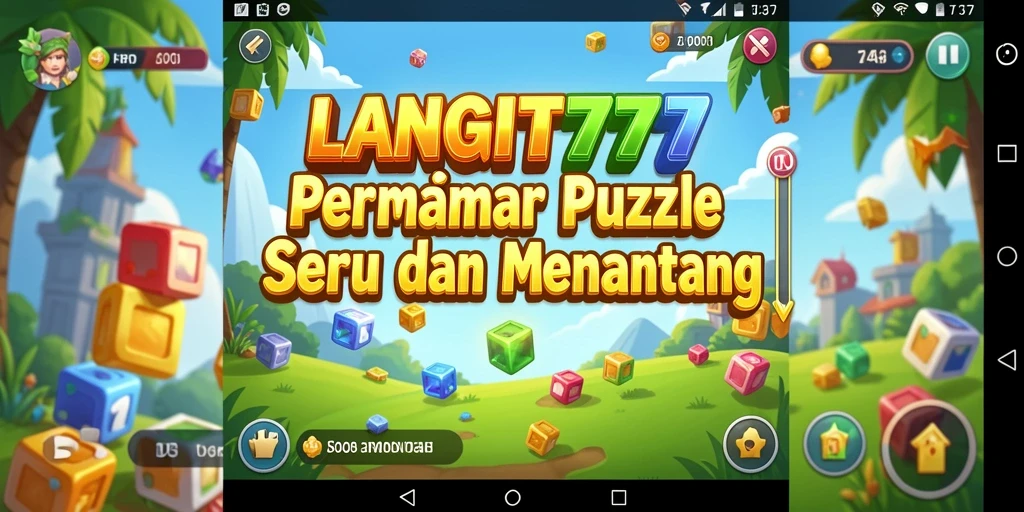 Tampilan gameplay LANGIT777 dengan tantangan puzzle yang menarik.