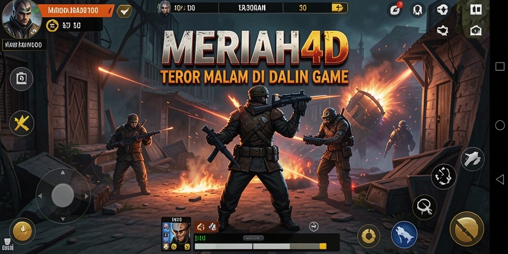 Tampilan menyeramkan dari gameplay MERIAH4D yang menegangkan.