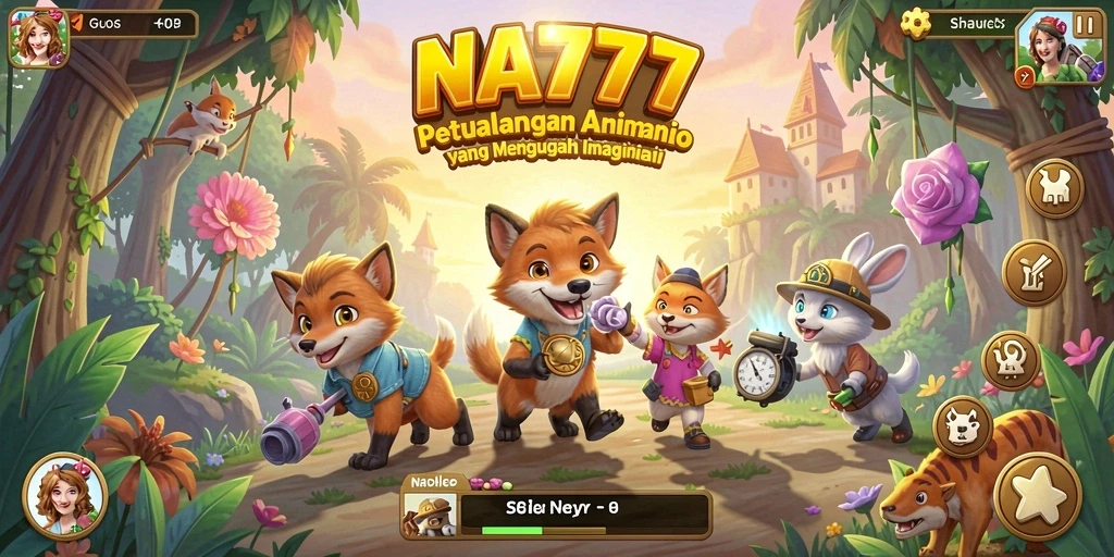 Gameplay NA777 dengan karakter dan latar Anime yang menakjubkan.