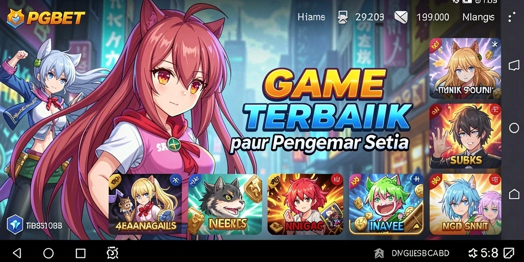 Tangkapan layar PGBET menampilkan aksi seru dalam dunia anime.