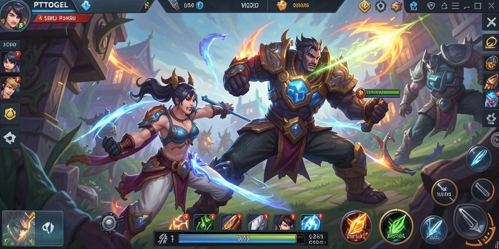 Tampilan gameplay PTTOGEL yang seru dan menegangkan.