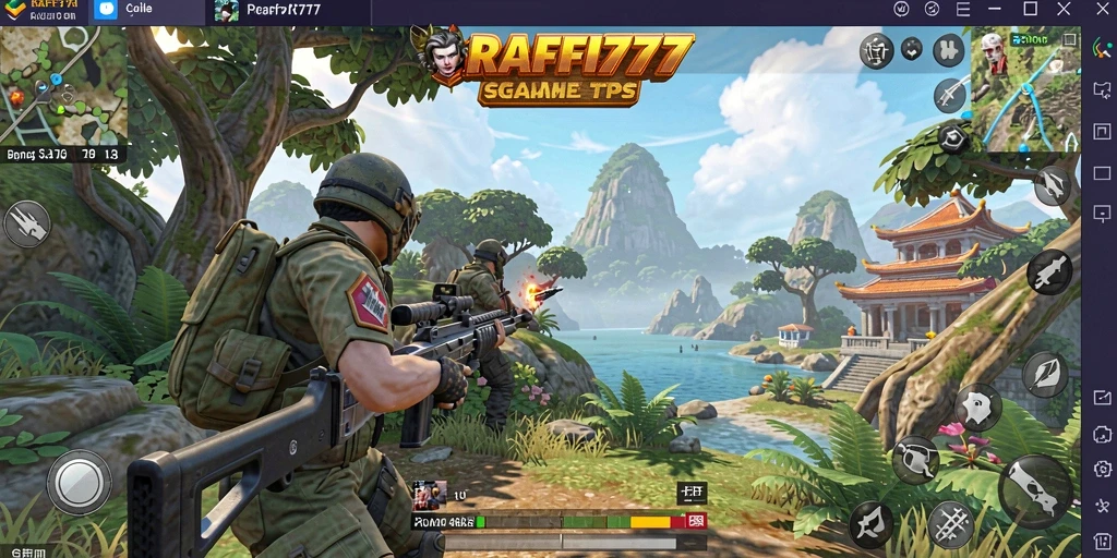 Gameplay seru RAFFI777 dalam aksi TPS petualangan.