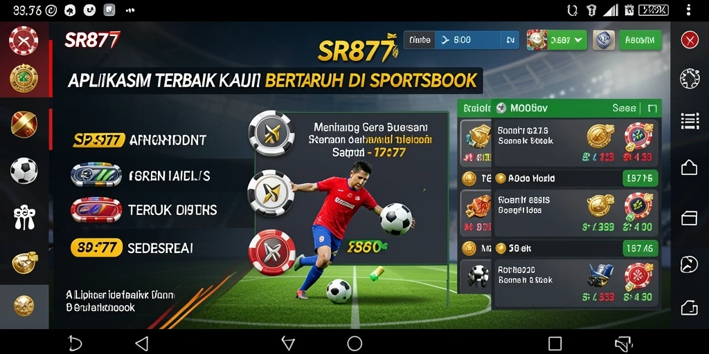 Tampilan gameplay dari aplikasi Sportsbook SR877 yang menarik.