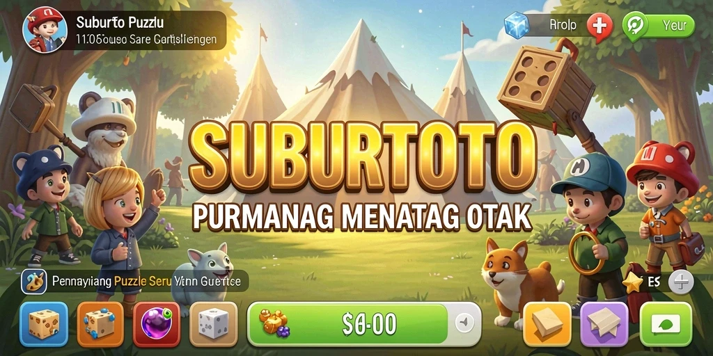 Tangkapan layar gameplay SUBURTOTO yang ceria dan penuh tantangan.