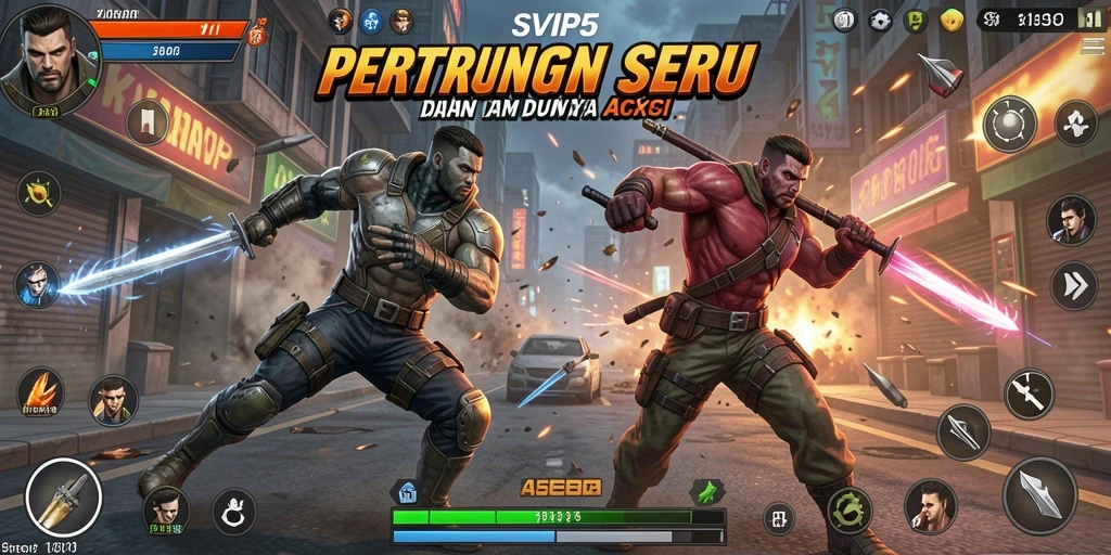 Tampilan gameplay seru dari SVIP5 di arena pertarungan.