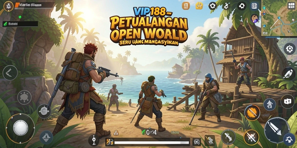 Screenshot gameplay VIP188 yang menampilkan petualangan Open World yang seru.